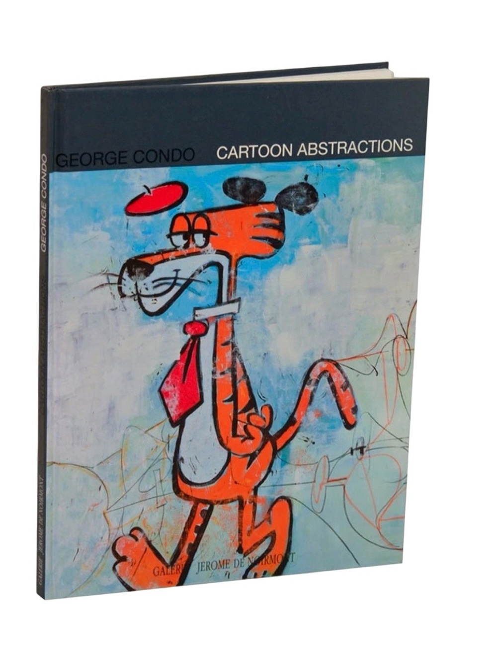 'Cartoon Abstractions' Hardcover Art Book - Orange